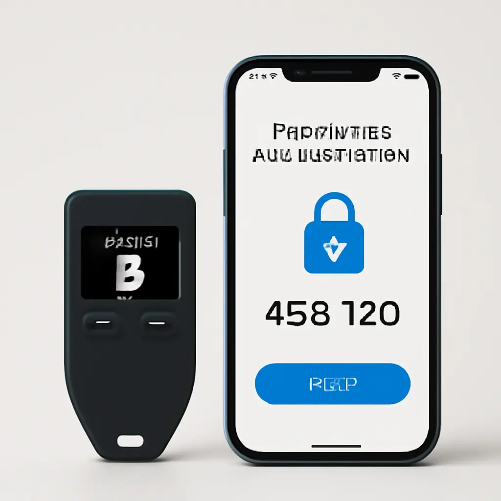 Закрытый кошелек аппаратный и экран с двухфакторной аутентификацией