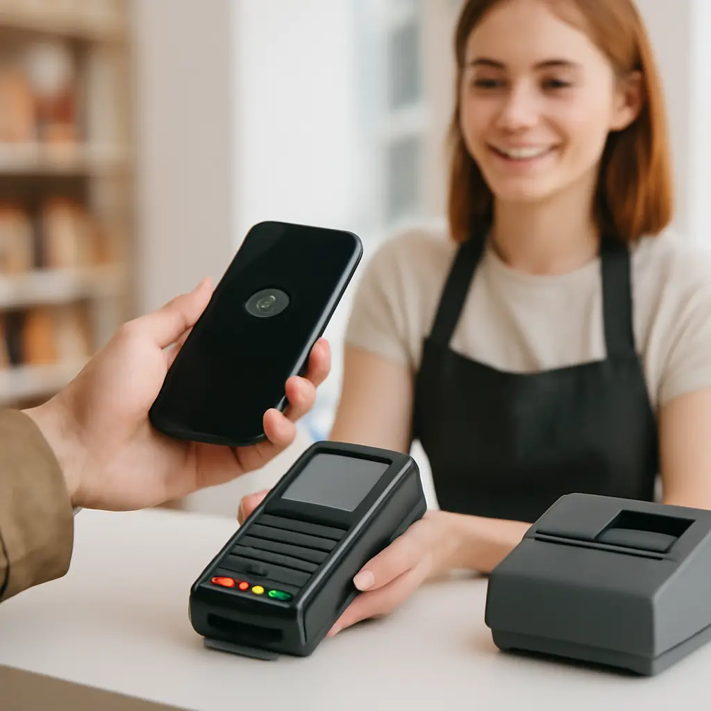 Оплата в магазине Оплата покупок в магазине через мобильное устройство